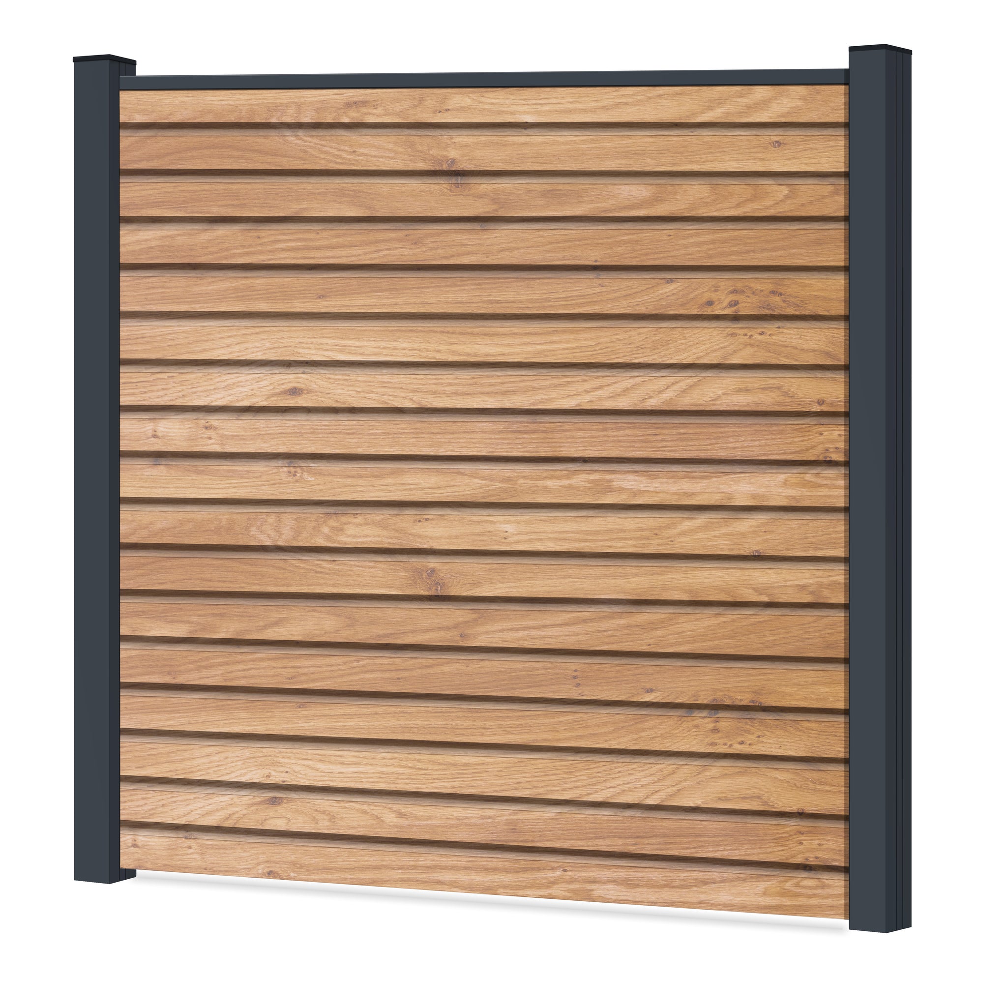Easy Rhombus Blickdicht Sichtschutzzaun Kunststoff - Irish Oak