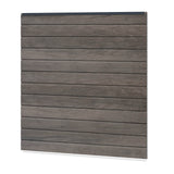 Easy Sichtschutzzaun Kunststoff - Monument Oak / Anthrazit Klassische Optik - Zaunstudio