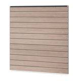 Easy Sichtschutzzaun Kunststoff - Sheffield Oak light / Anthrazit Klassische Optik - Zaunstudio