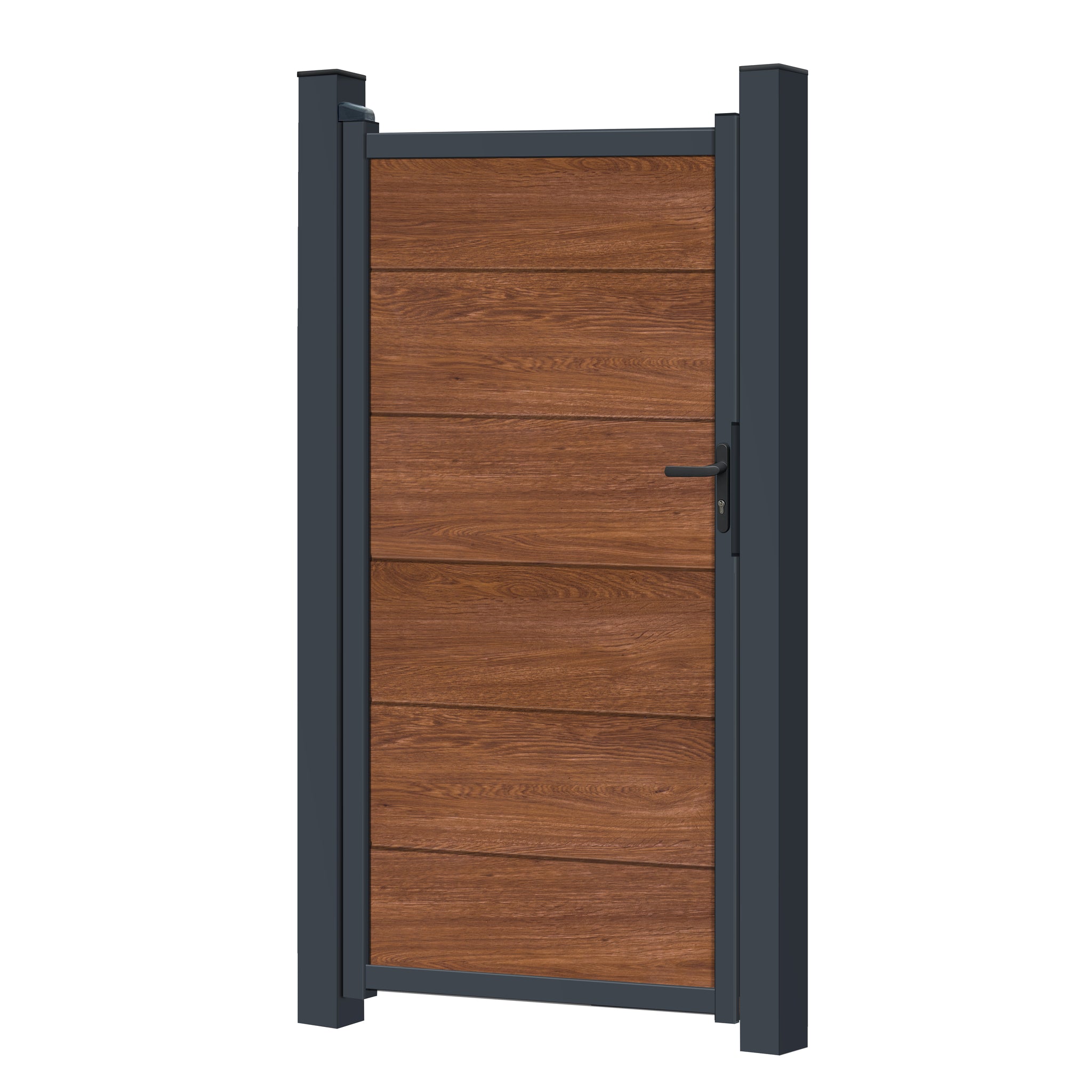 Zauntor für Easy Sichtschutzzaun Honey Oak - XL Optik