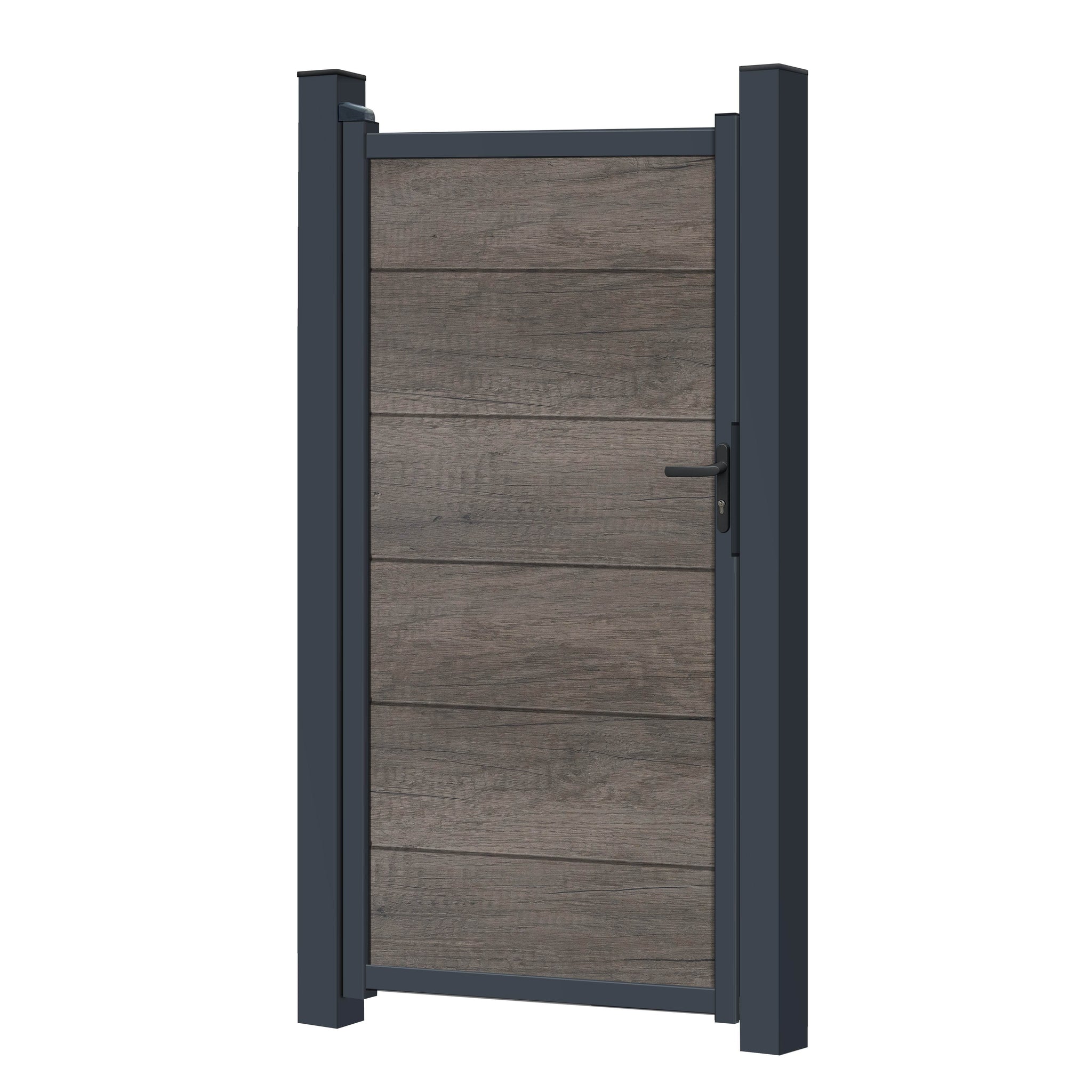 Zauntor für Easy Sichtschutzzaun Monument Oak - XL Optik - Zaunstudio