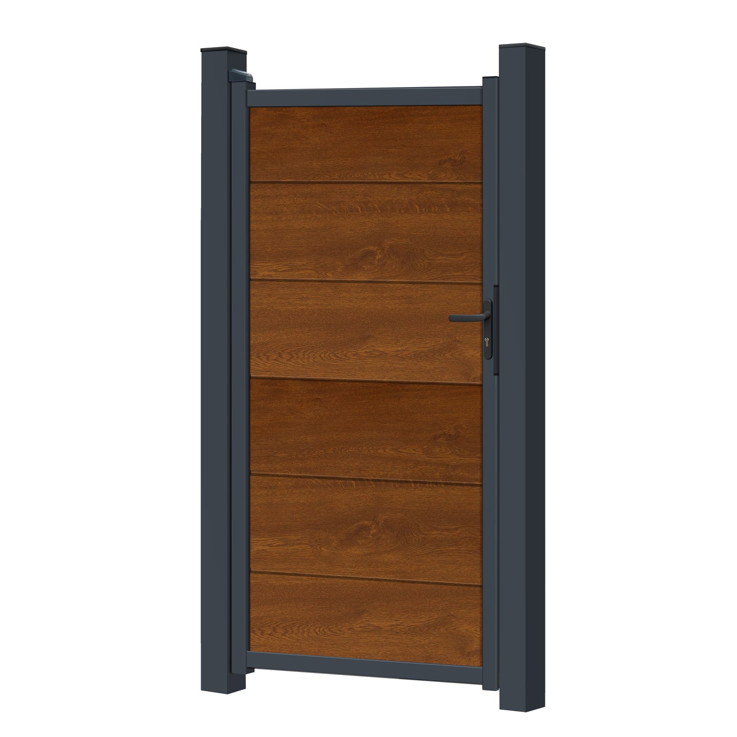 Zauntor für Easy Sichtschutzzaun Golden Oak - XL Optik