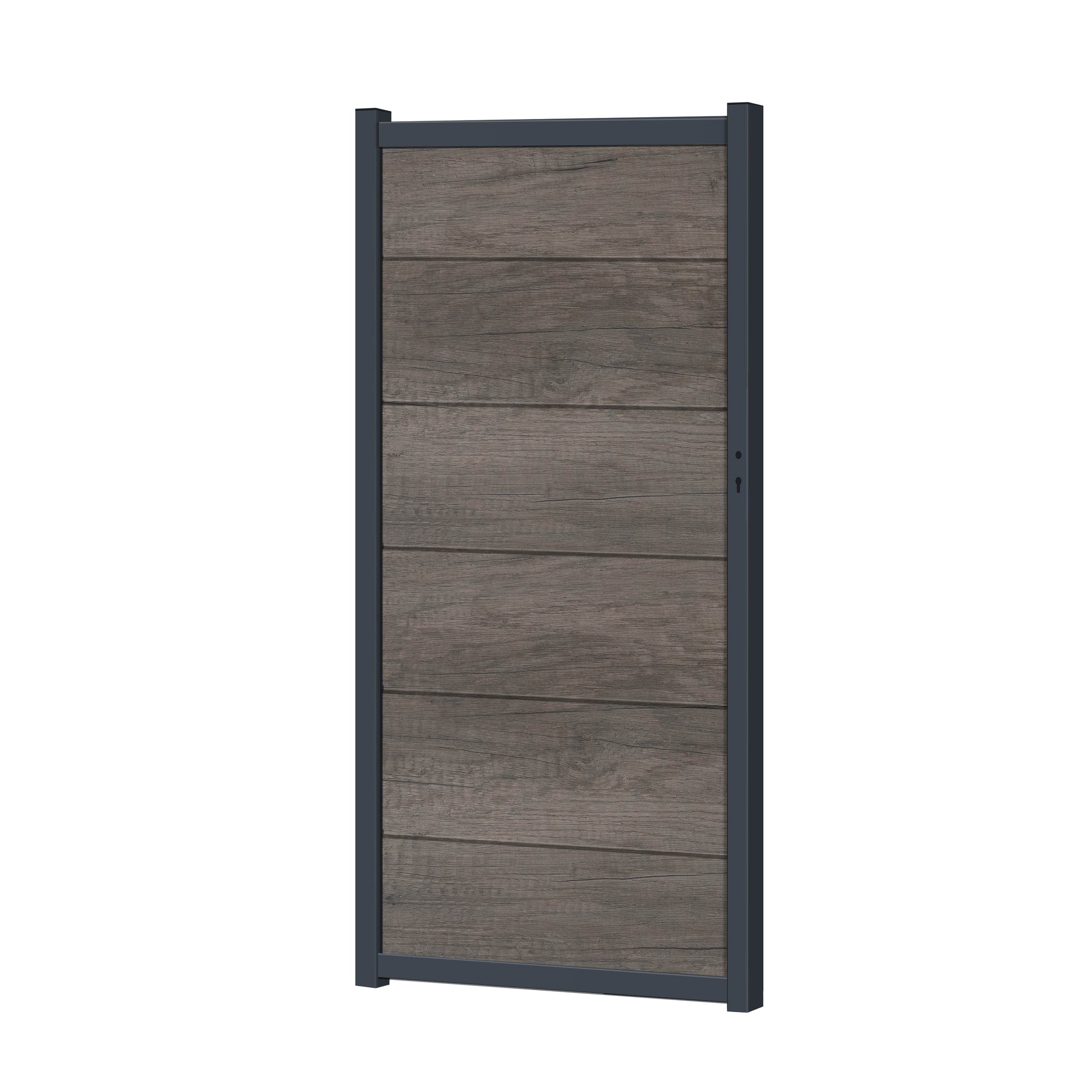 Zauntor für Easy Sichtschutzzaun Monument Oak - XL Optik - Zaunstudio