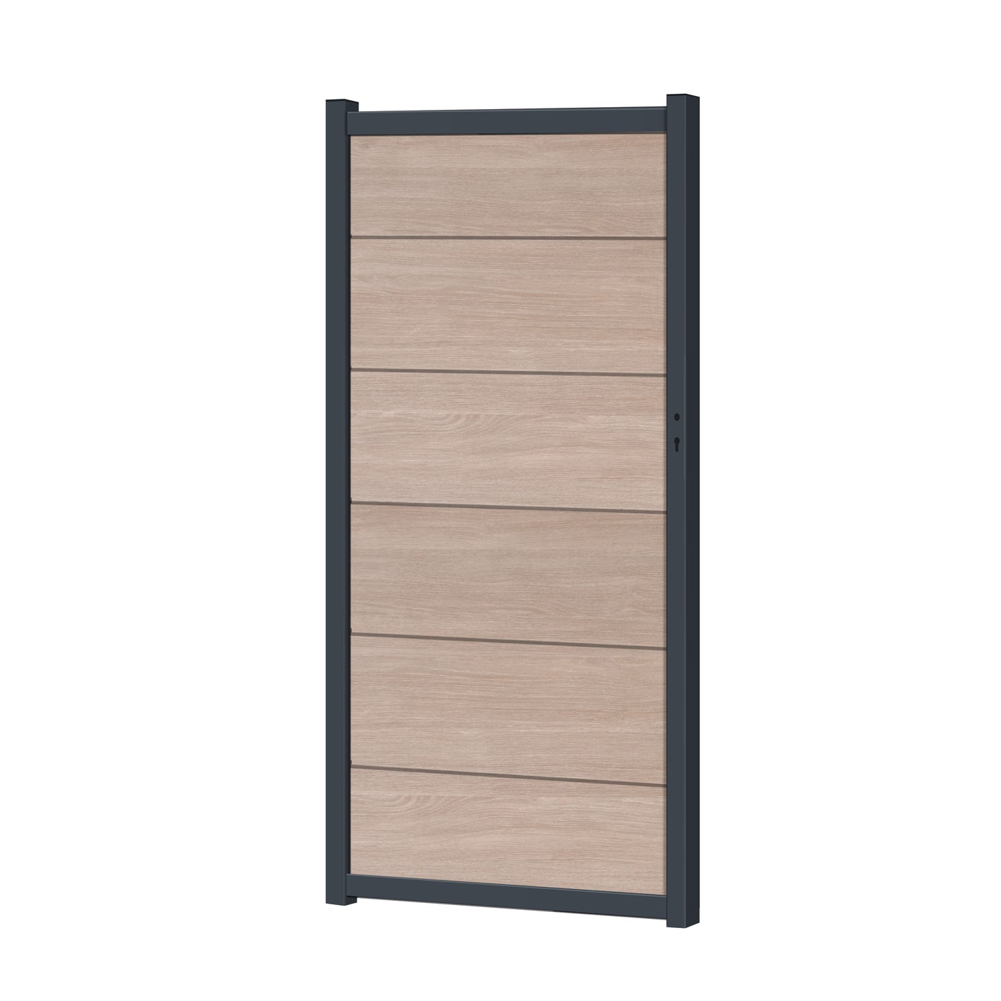 Zauntor für Easy Sichtschutzzaun Sheffield Oak light - XL Optik