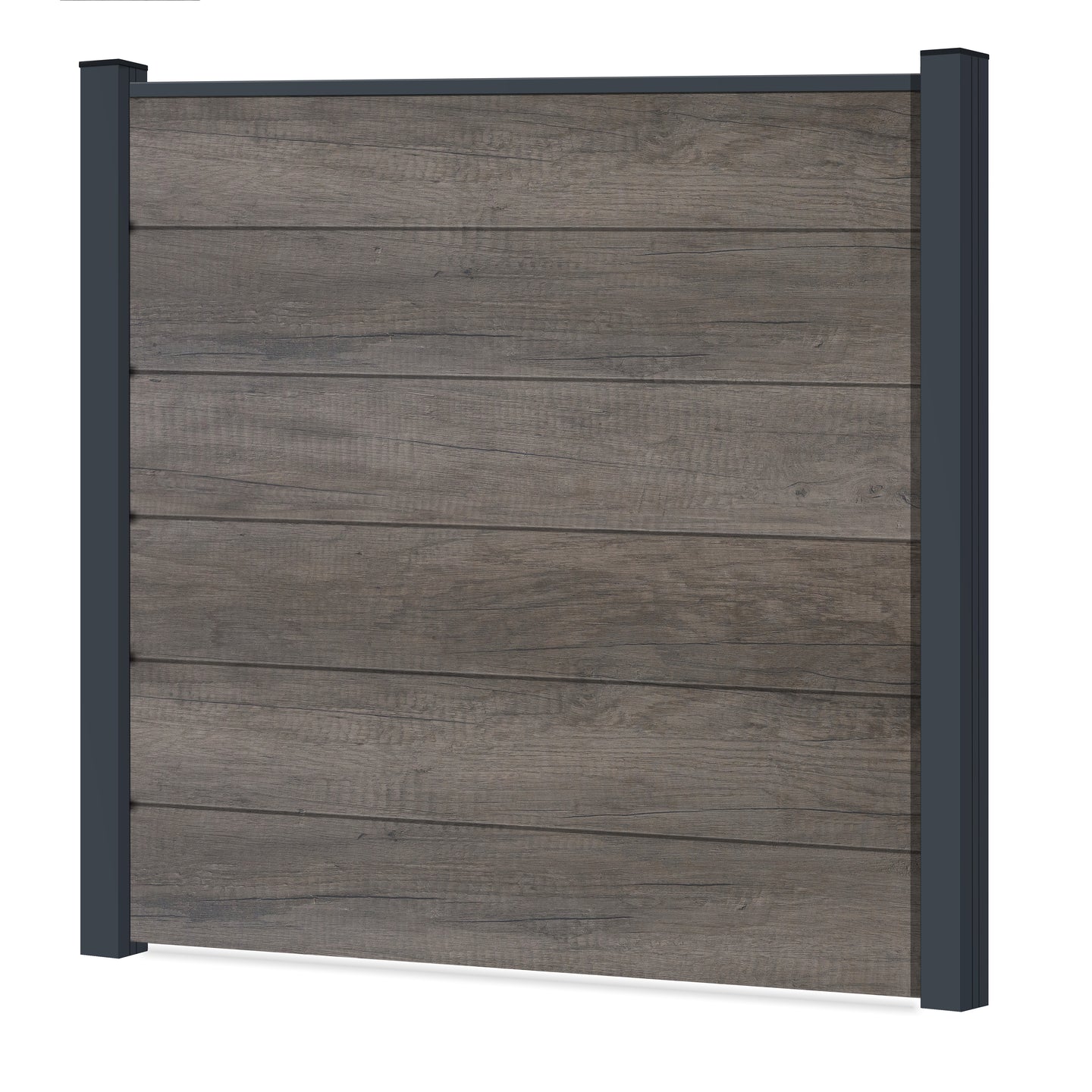 Easy Sichtschutzzaun Kunststoff - Monument Oak XL Optik
