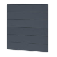 Easy Sichtschutzzaun Kunststoff - Basaltgrau XL Optik - Zaunstudio