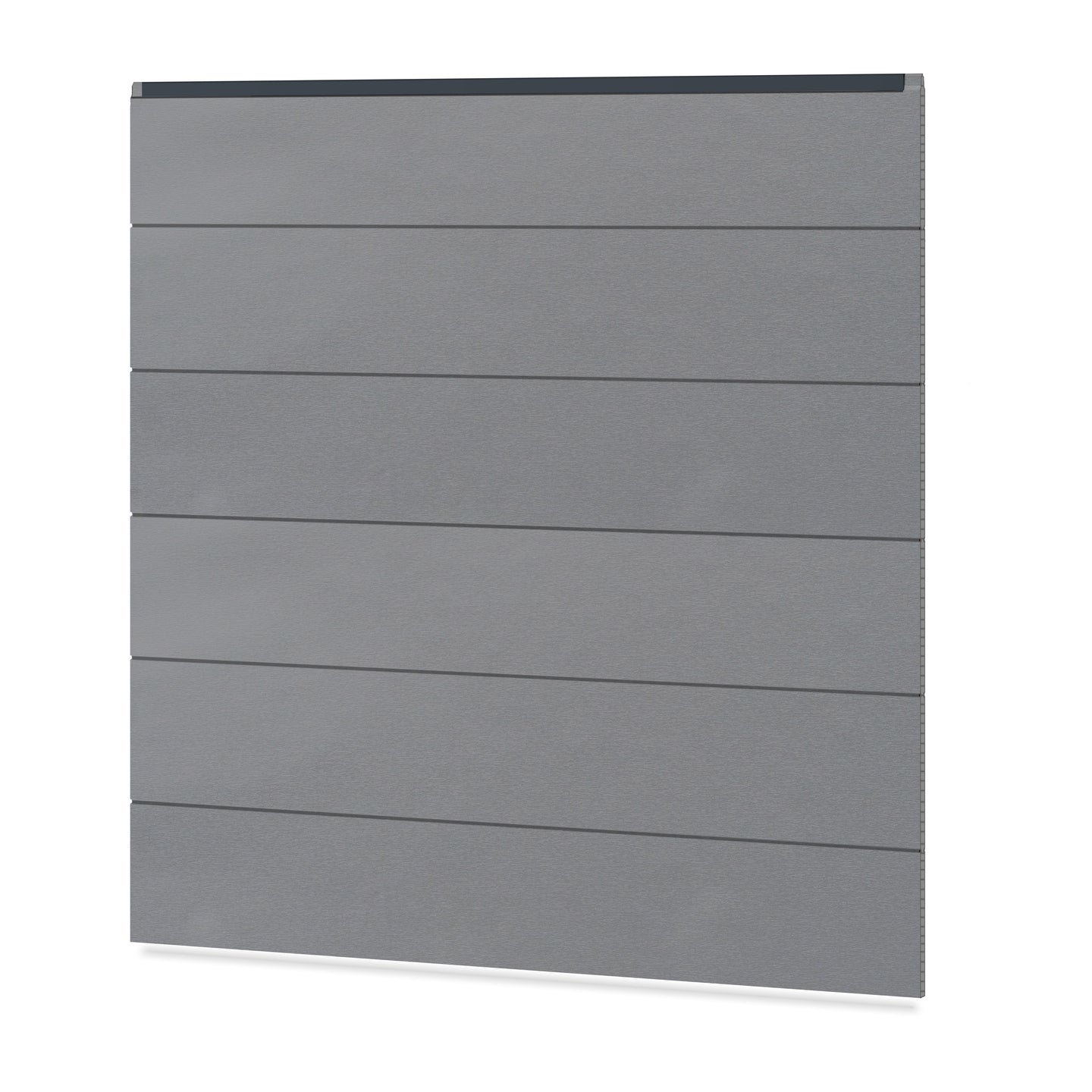 Easy Sichtschutzzaun Kunststoff - Silbergrau XL Optik