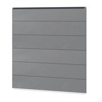 Easy Sichtschutzzaun Kunststoff - Silbergrau XL Optik - Zaunstudio