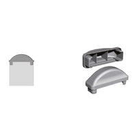 Stilzaunkappe übergreifend 85 x 25 mm