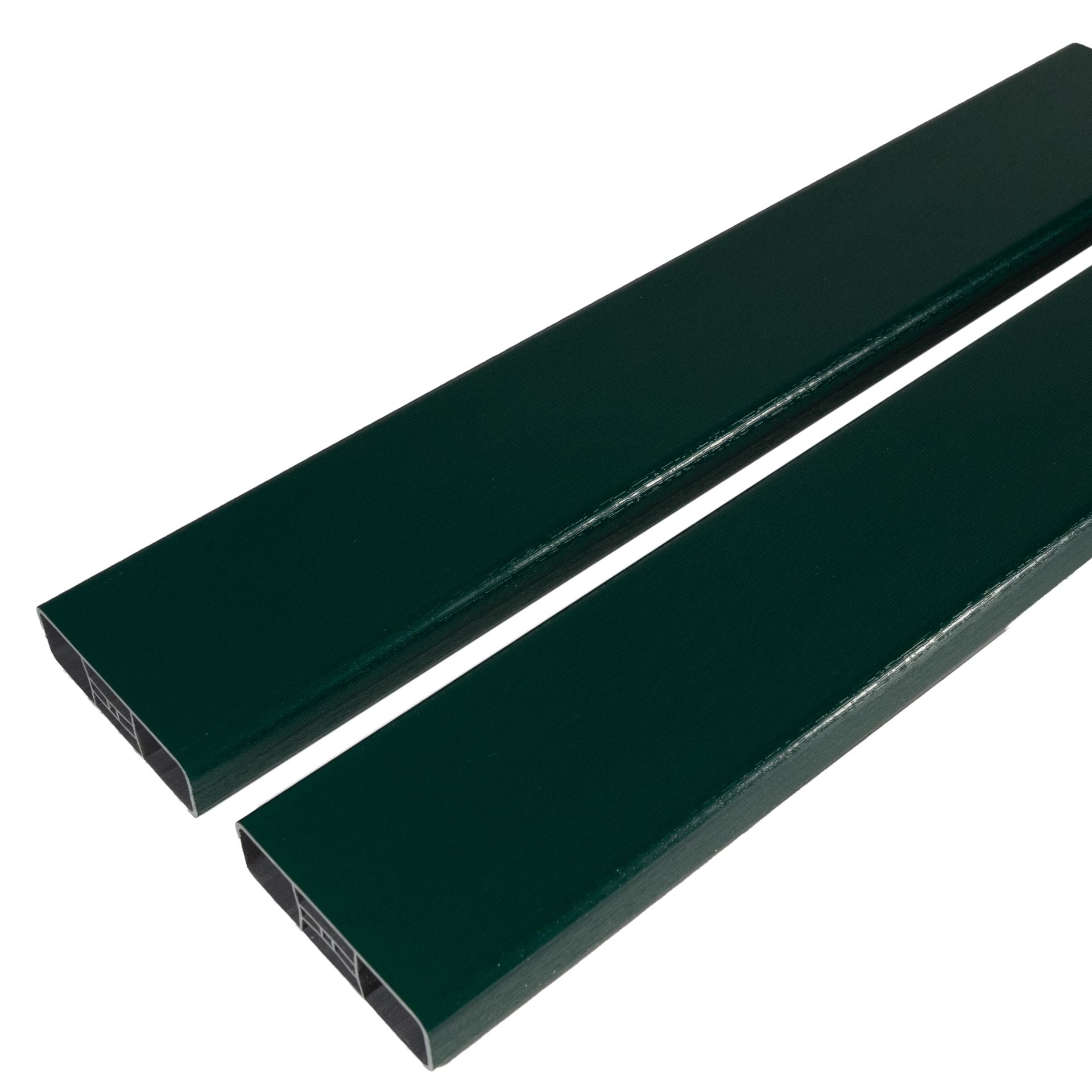 Zaunlatte Moosgrün ähnl. RAL 6005 85x25 mm