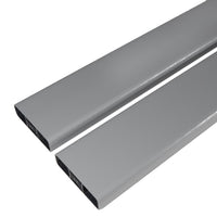 Zaunlatte Silbergrau ähnl. RAL 7001 85x25 mm