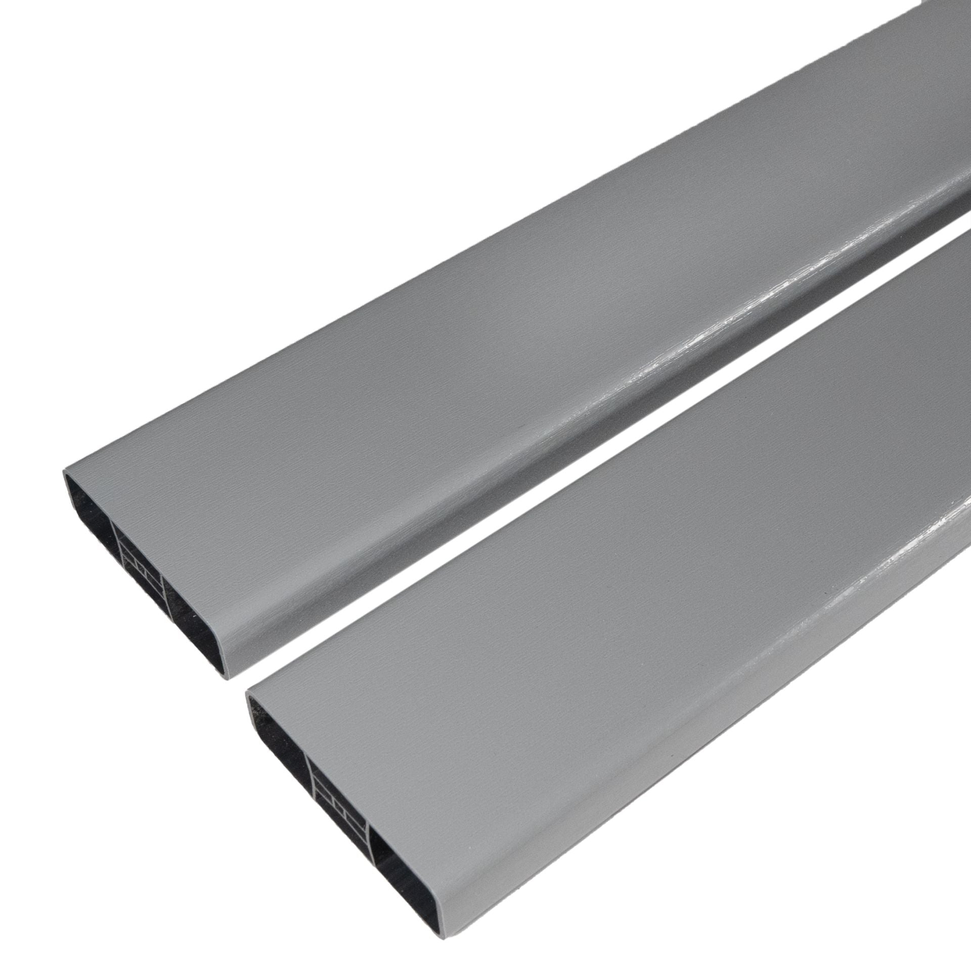 Zaunlatte Silbergrau ähnl. RAL 7001 85x25 mm