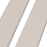 Zaunlatte weiß glatt 120x25 mm