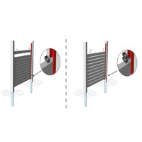 Abstandshalter 1 cm für Mikupan Rhombus Sichtschutzzaun - Zaunstudio