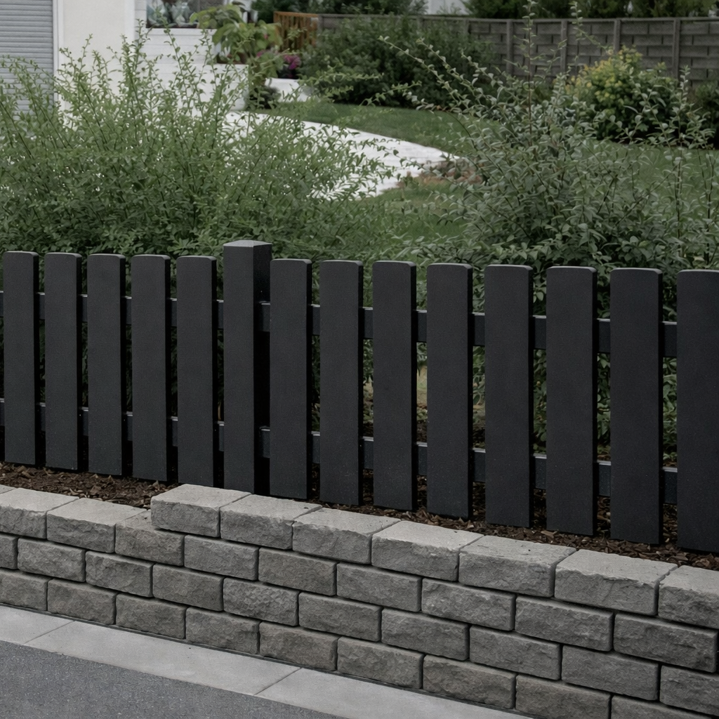 Zaunlatte Anthrazit ähnl. RAL 7016 120x25 mm