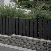 Zaunlatte Anthrazit ähnl. RAL 7016 120x25 mm