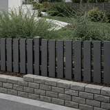 Zaunlatte Basaltgrau ähnl. RAL 7012 120x25 mm