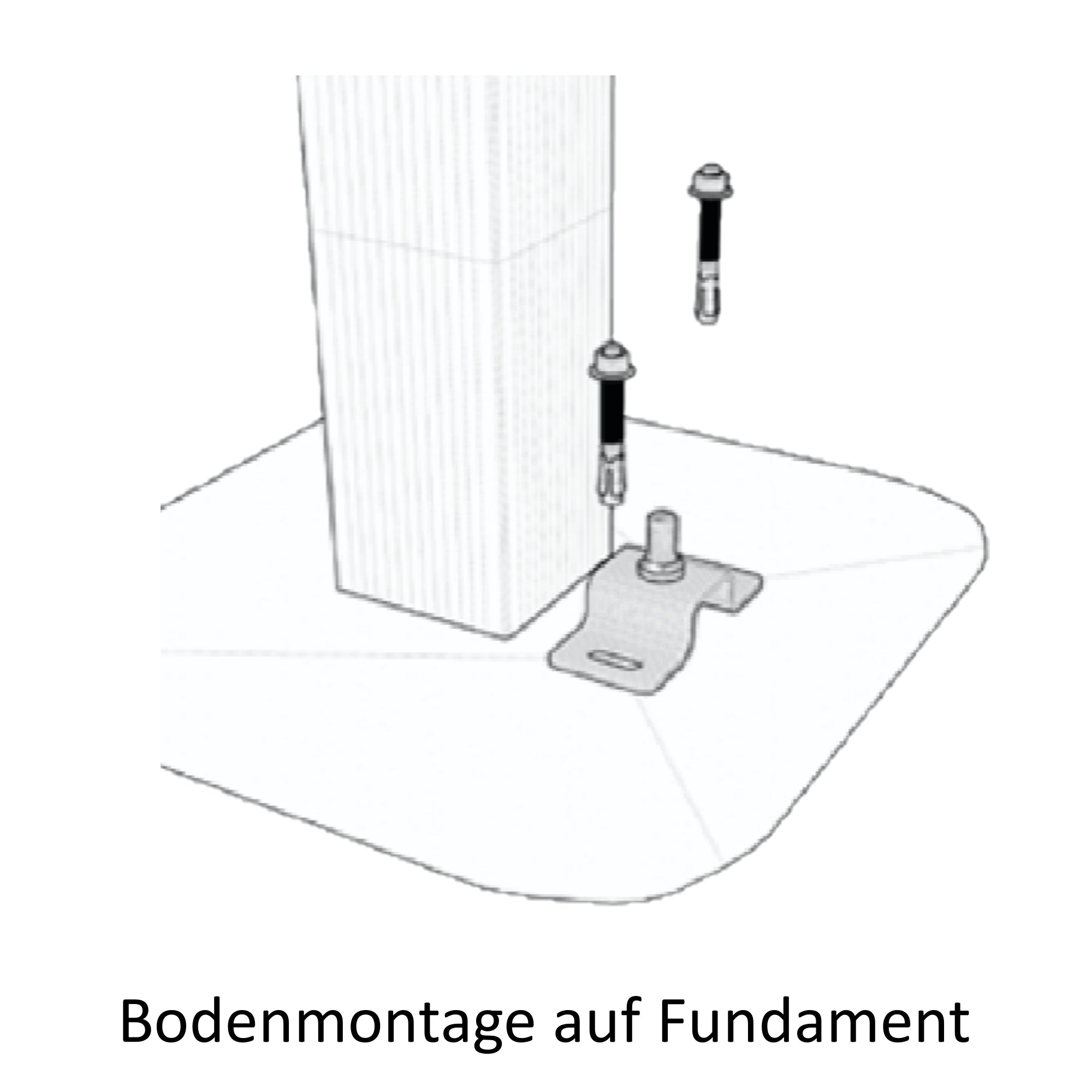 Zauntor für Sichtschutzzaun Lichtgrau - Klassische Optik
