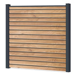 Easy Rhombus Blickdurchlässig Sichtschutzzaun Kunststoff - Irish Oak