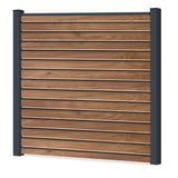 Easy Rhombus Blickdurchlässig Sichtschutzzaun Kunststoff - Winchester