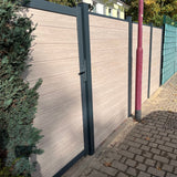 Zauntor für Sichtschutzzaun Sheffield Oak light - XL Optik