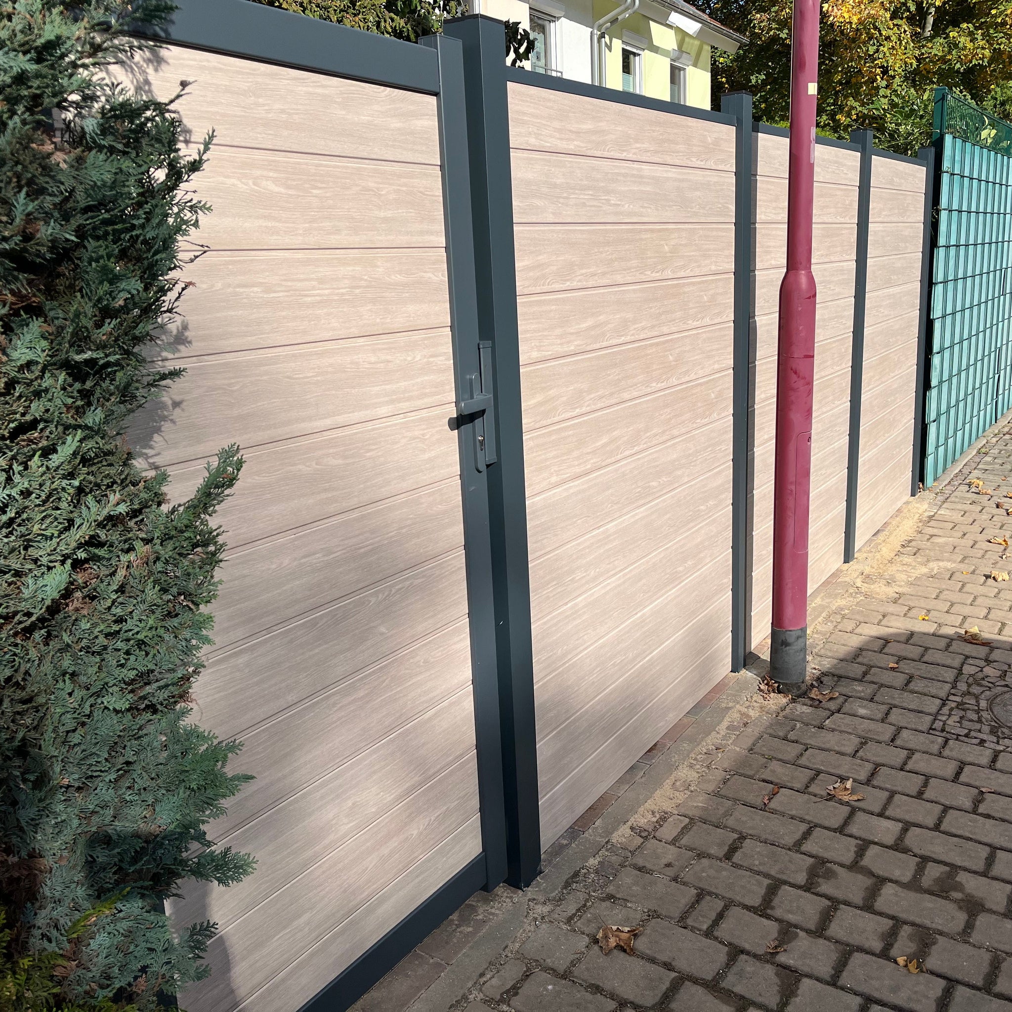 Zauntor für Sichtschutzzaun Sheffield Oak light - XL Optik