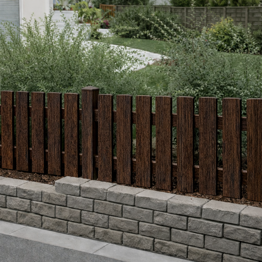 Zaunlatte Mooreiche 120x25 mm