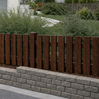 Zaunlatte Nussbaum 120x25 mm