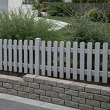 Zaunlatte Silbergrau ähnl. RAL 7001 85x25 mm