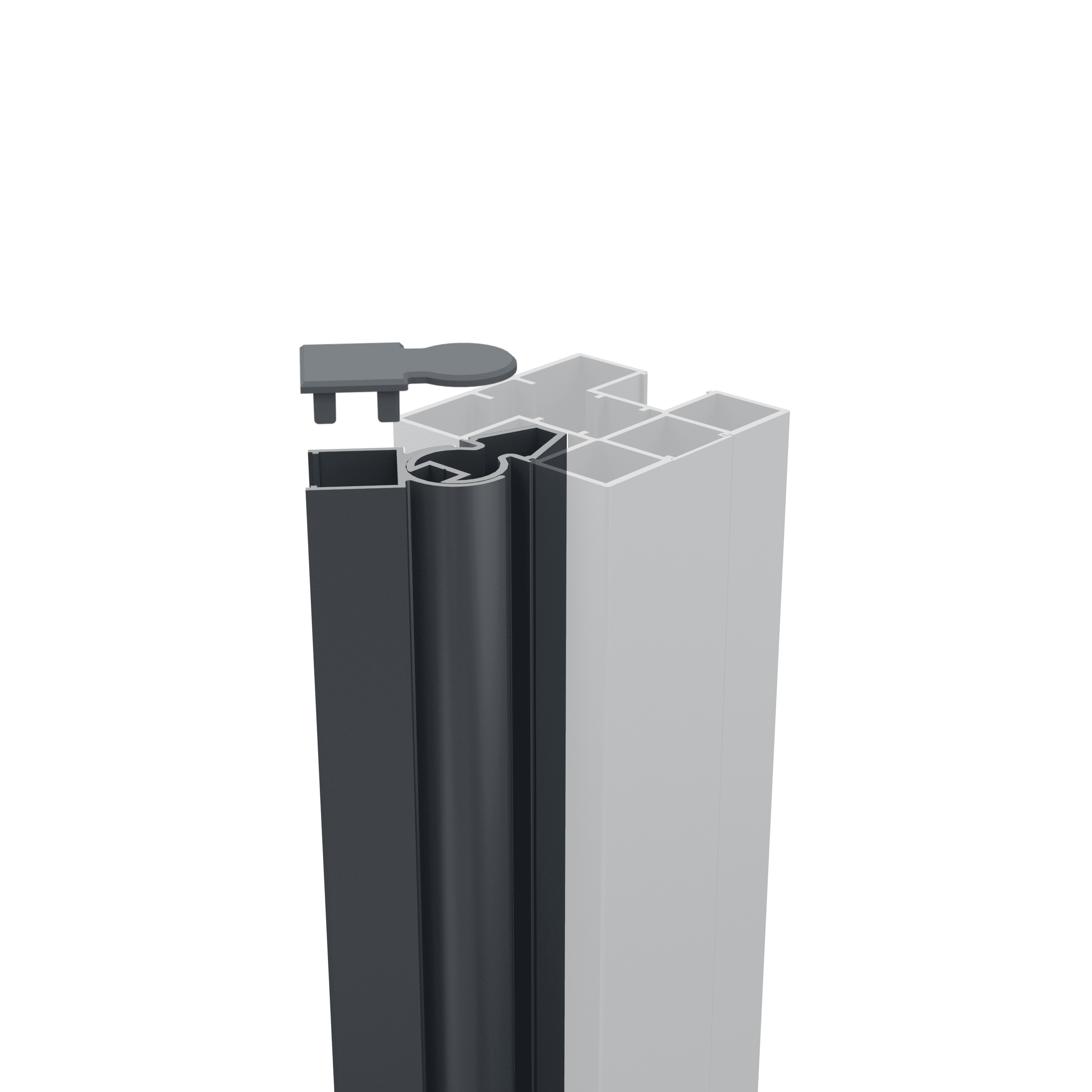 Easy Alu Eckprofil Variabel - Zaunstudio