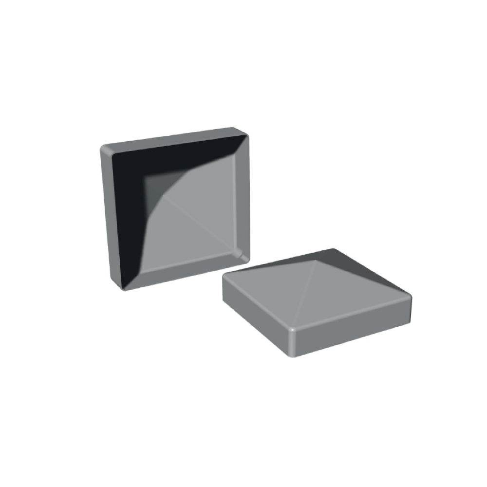 Zaunkappe 10x10 cm Pyramide für Mikupan Zaunpfosten - Zaunstudio