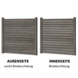 Easy Rhombus Blickdurchlässig Sichtschutzzaun Kunststoff - Anthrazit