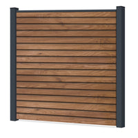 Easy Rhombus Blickdicht Sichtschutzzaun Kunststoff - Winchester / Anthrazit