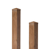 Kunststoff Zaunpfosten stahlverstärkt 10x10 cm Winchester - Zaunstudio