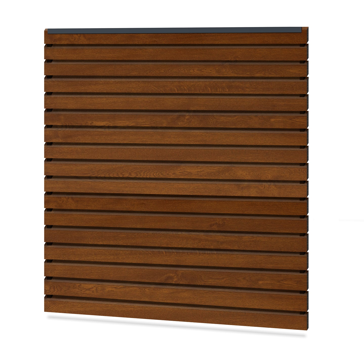 Easy Rhombus Blickdicht Sichtschutzzaun Kunststoff - Golden Oak