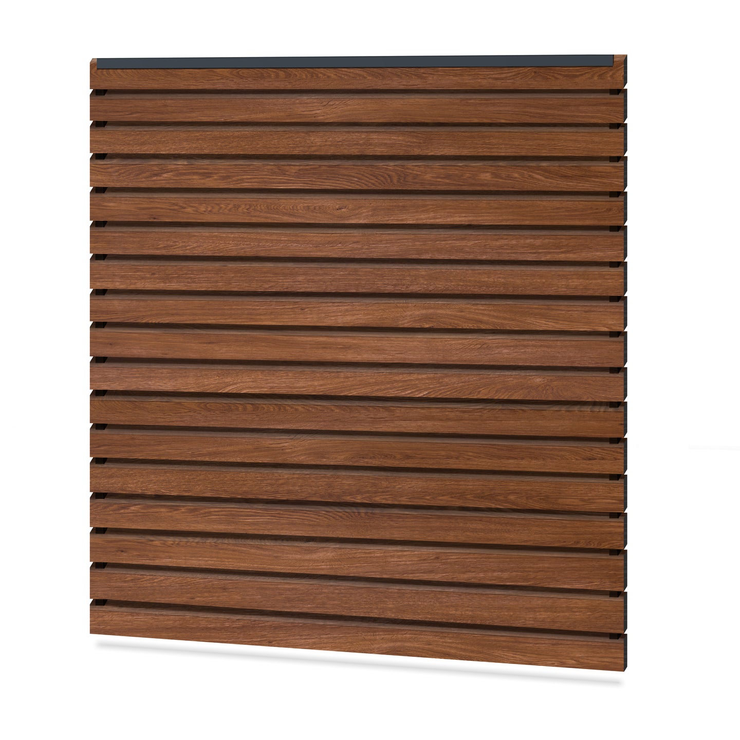 Easy Rhombus Blickdicht Sichtschutzzaun Kunststoff - Honey Oak