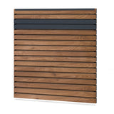 Easy Rhombus Blickdicht Sichtschutzzaun Kunststoff - Winchester / Anthrazit + Einschub