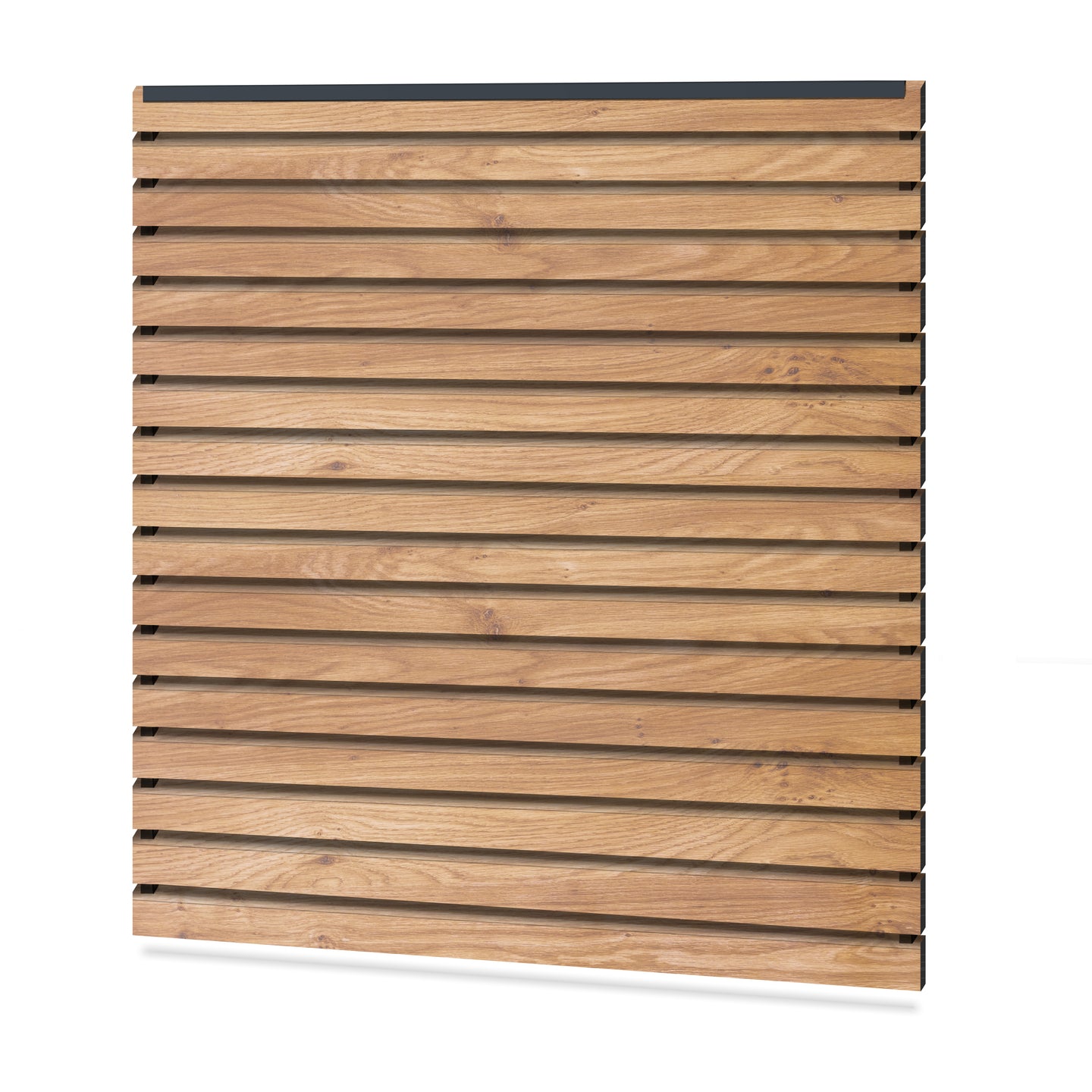 Easy Rhombus Blickdicht Sichtschutzzaun Kunststoff - Irish Oak