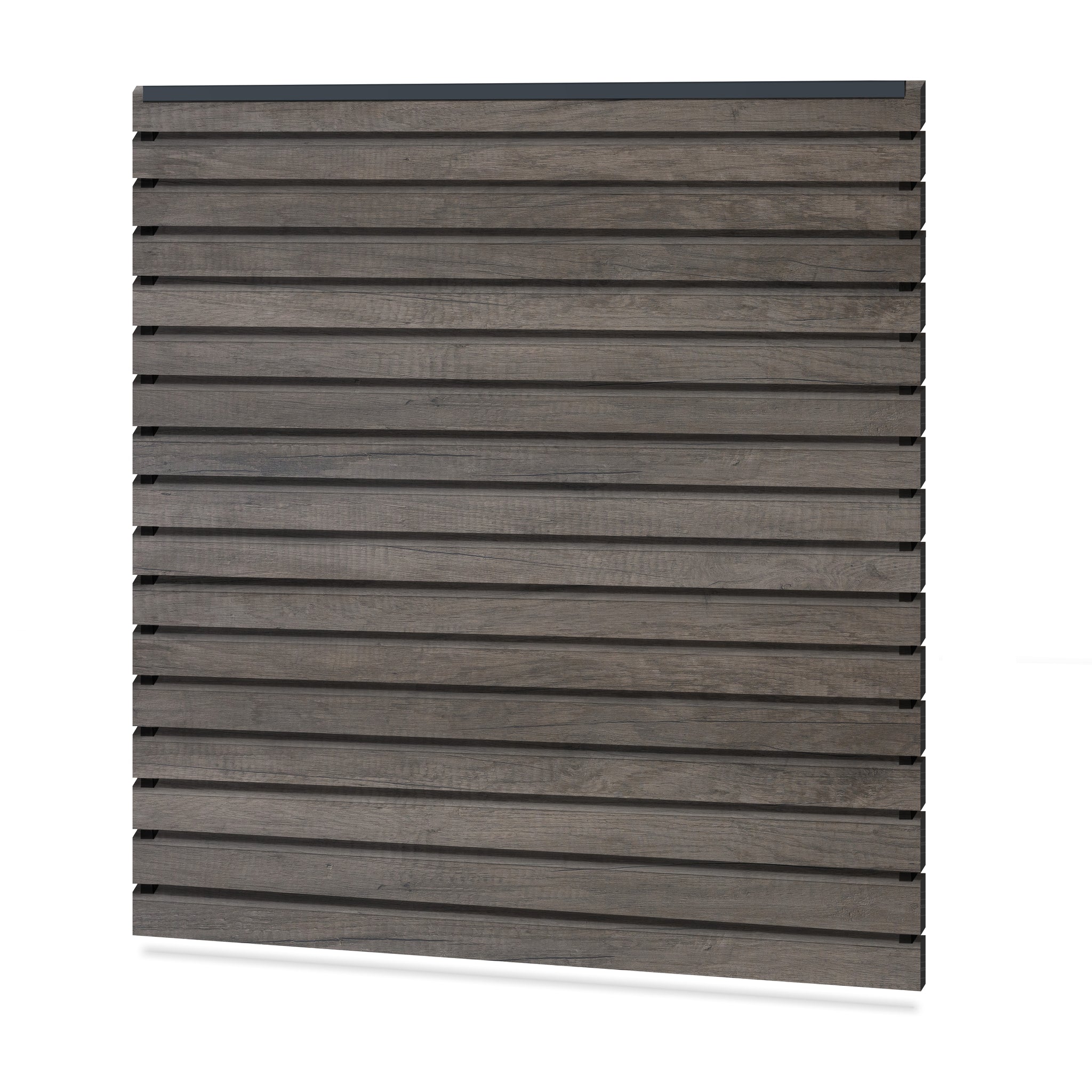 Easy Rhombus Blickdicht Sichtschutzzaun Kunststoff - Monument Oak