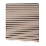 Easy Rhombus Blickdicht Sichtschutzzaun Kunststoff - Sheffield Oak light