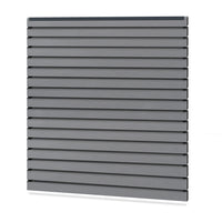 Easy Rhombus Blickdicht Sichtschutzzaun Kunststoff - Silbergrau