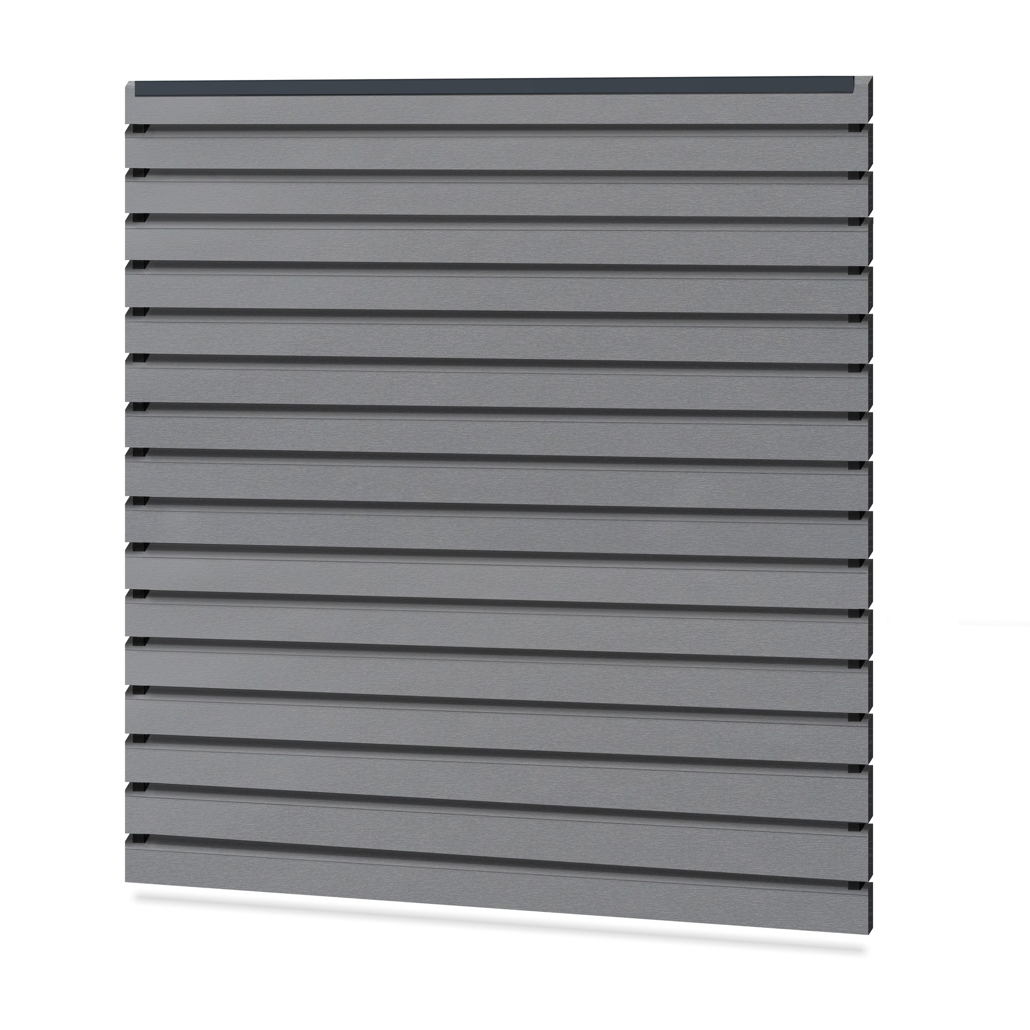 Easy Rhombus Blickdicht Sichtschutzzaun Kunststoff - Silbergrau