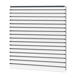 Easy Rhombus Blickdicht Sichtschutzzaun Kunststoff - Weiß