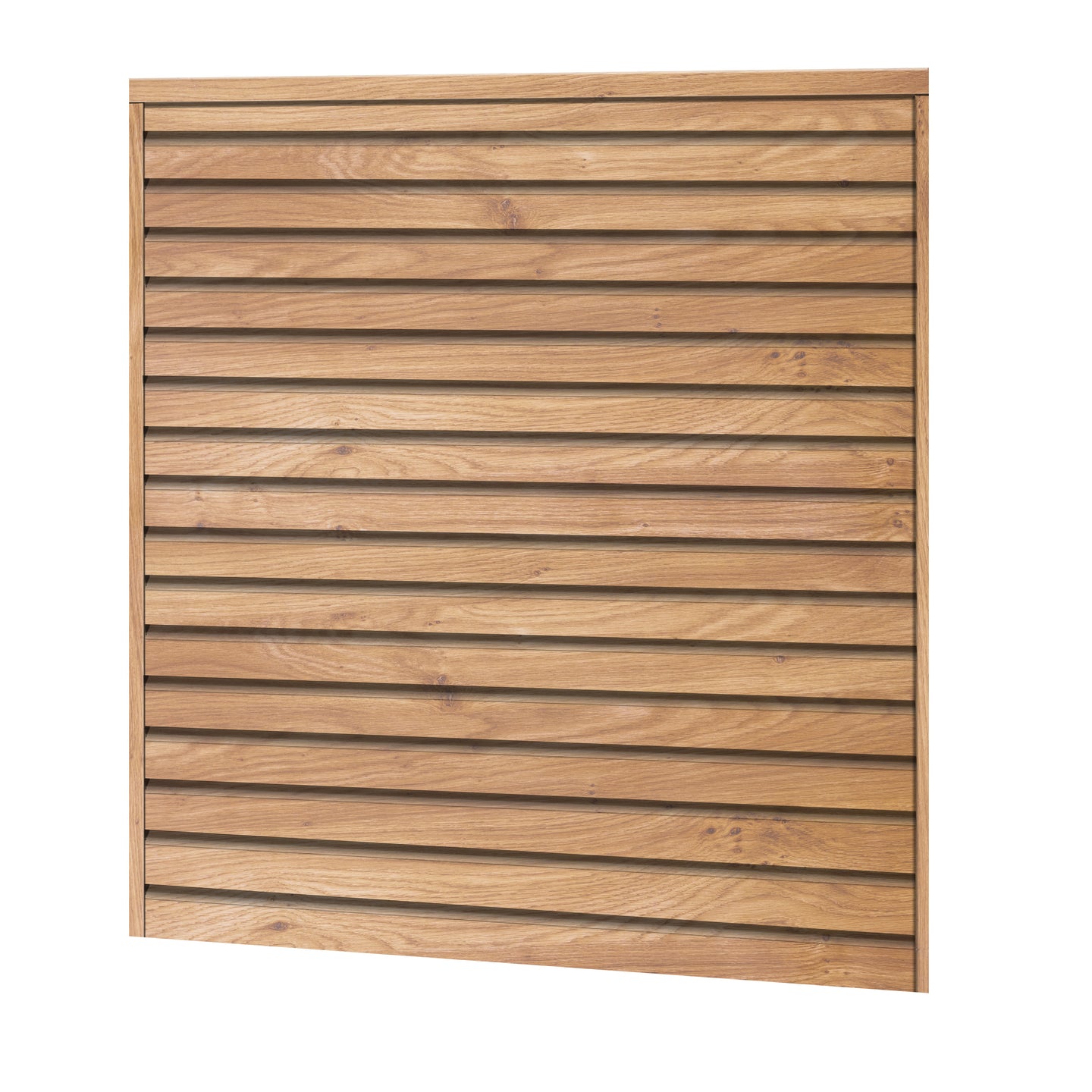 Rhombus Blickdicht Sichtschutzzaun Kunststoff - Irish Oak